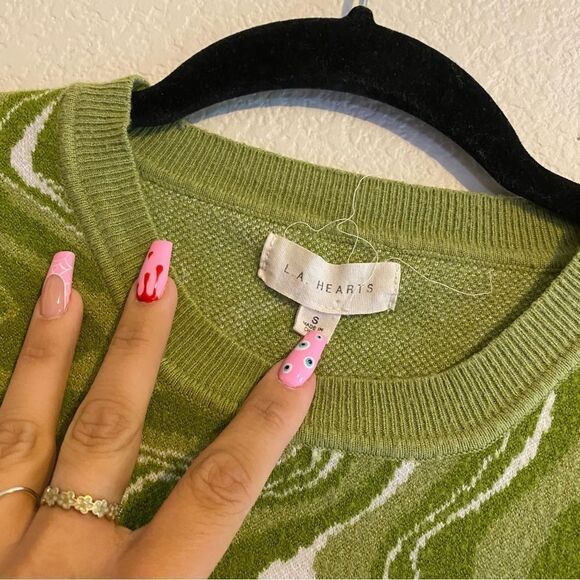 Pacsun green Groovy knit tank top - Picture 4 of 6